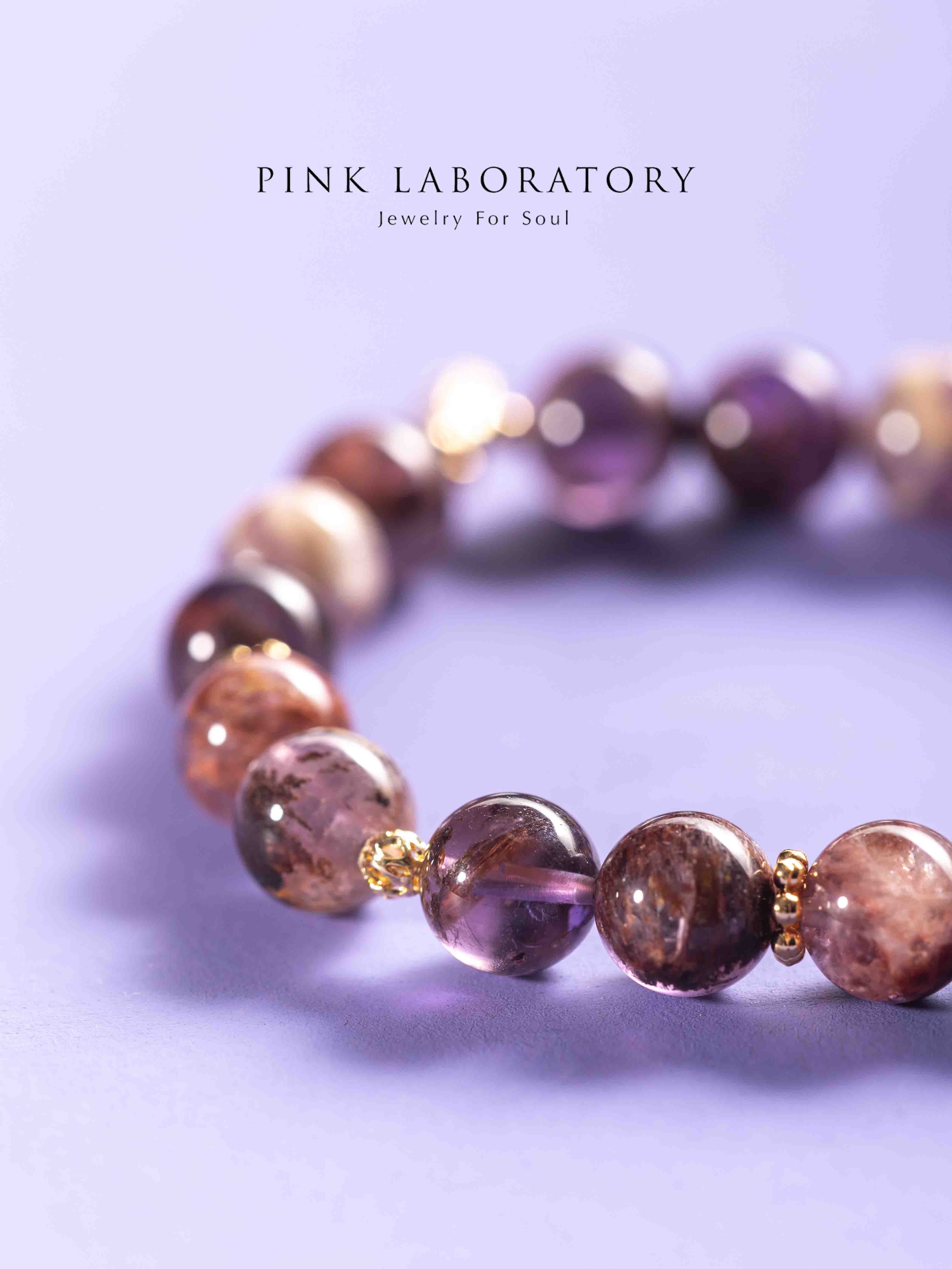 紫幽靈14K鍍金手鍊