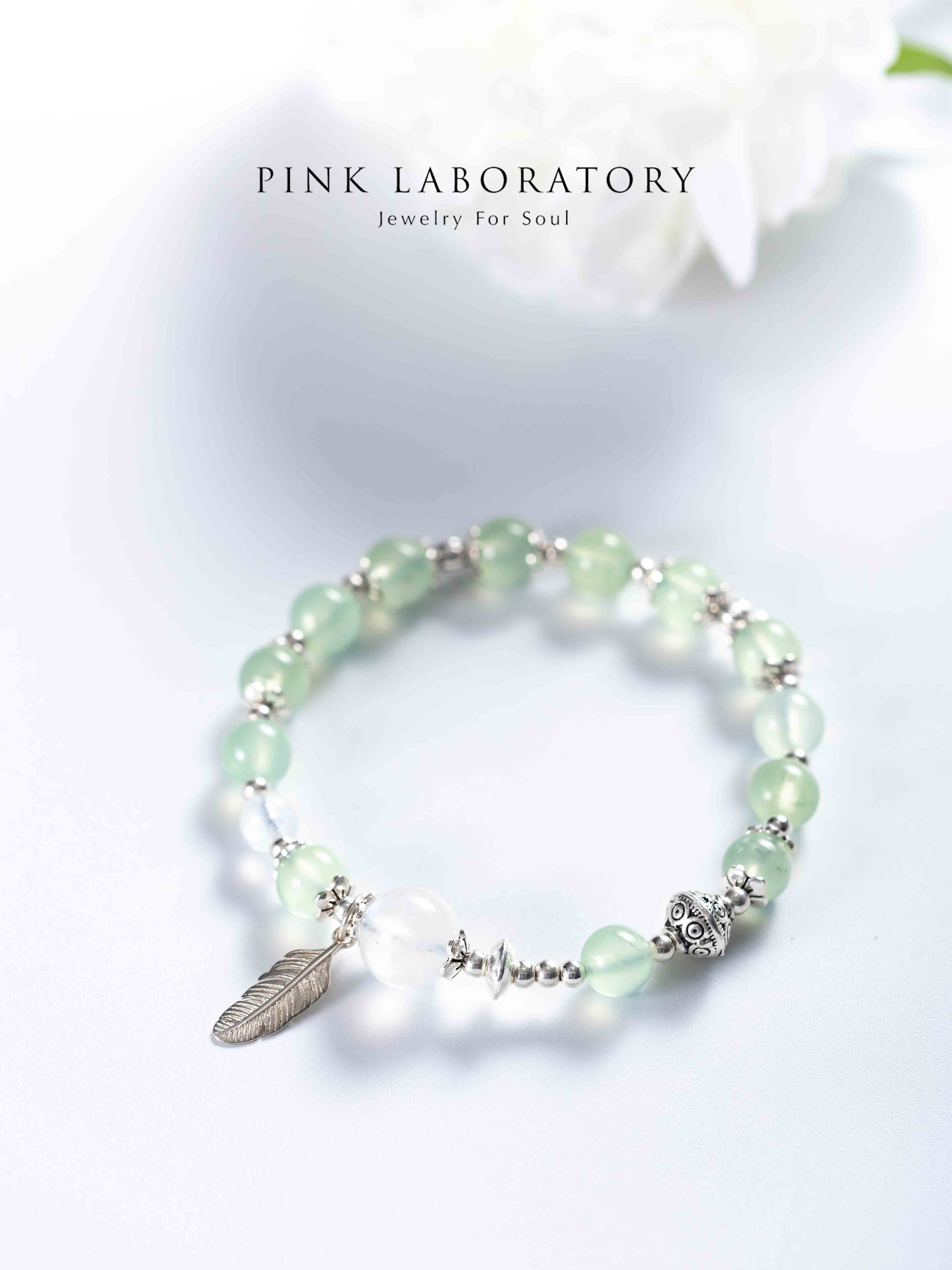 葡萄石月光石925 純銀