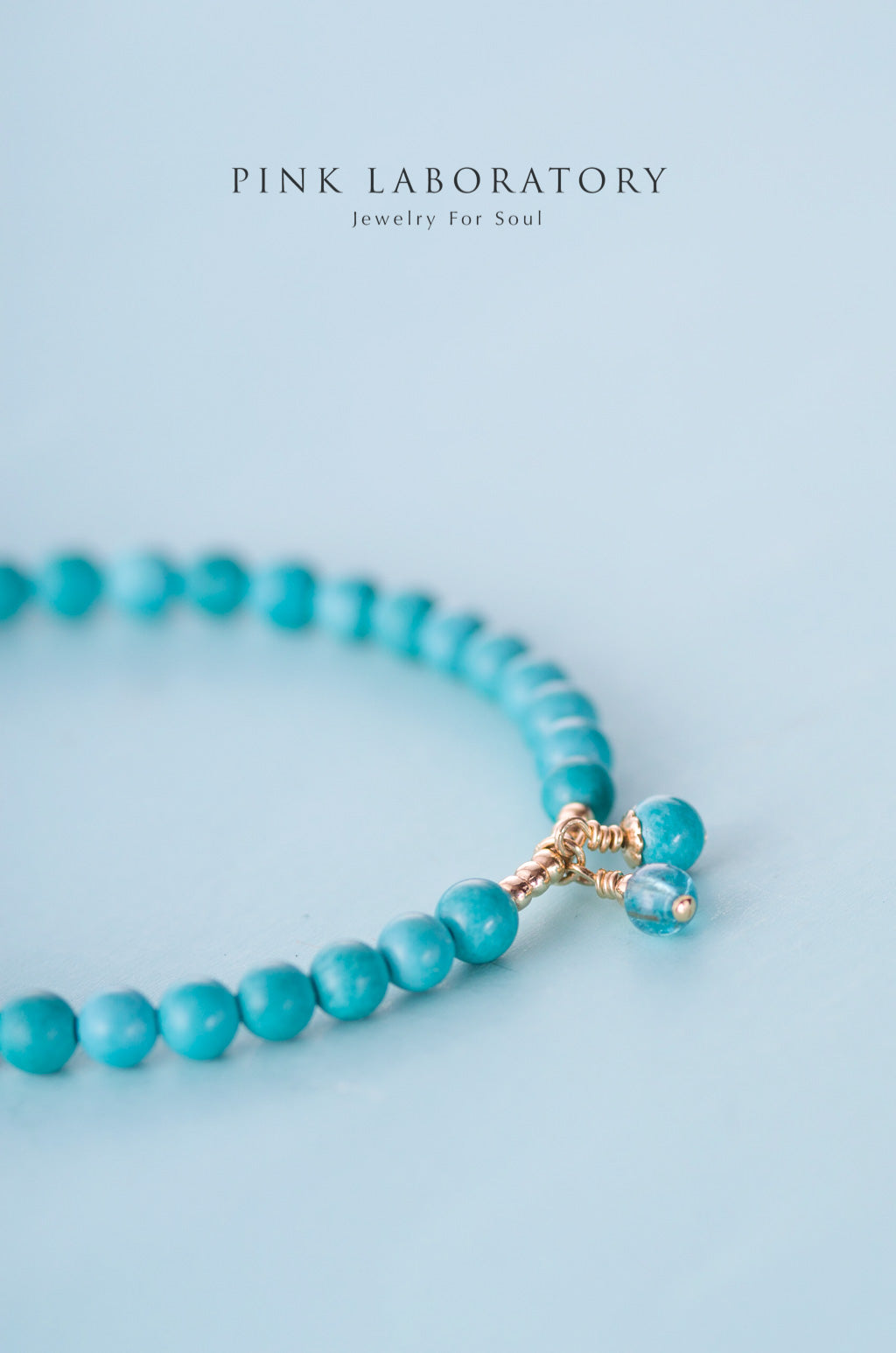 綠松石手鍊 | 單圈 | 4mm | 14K包金