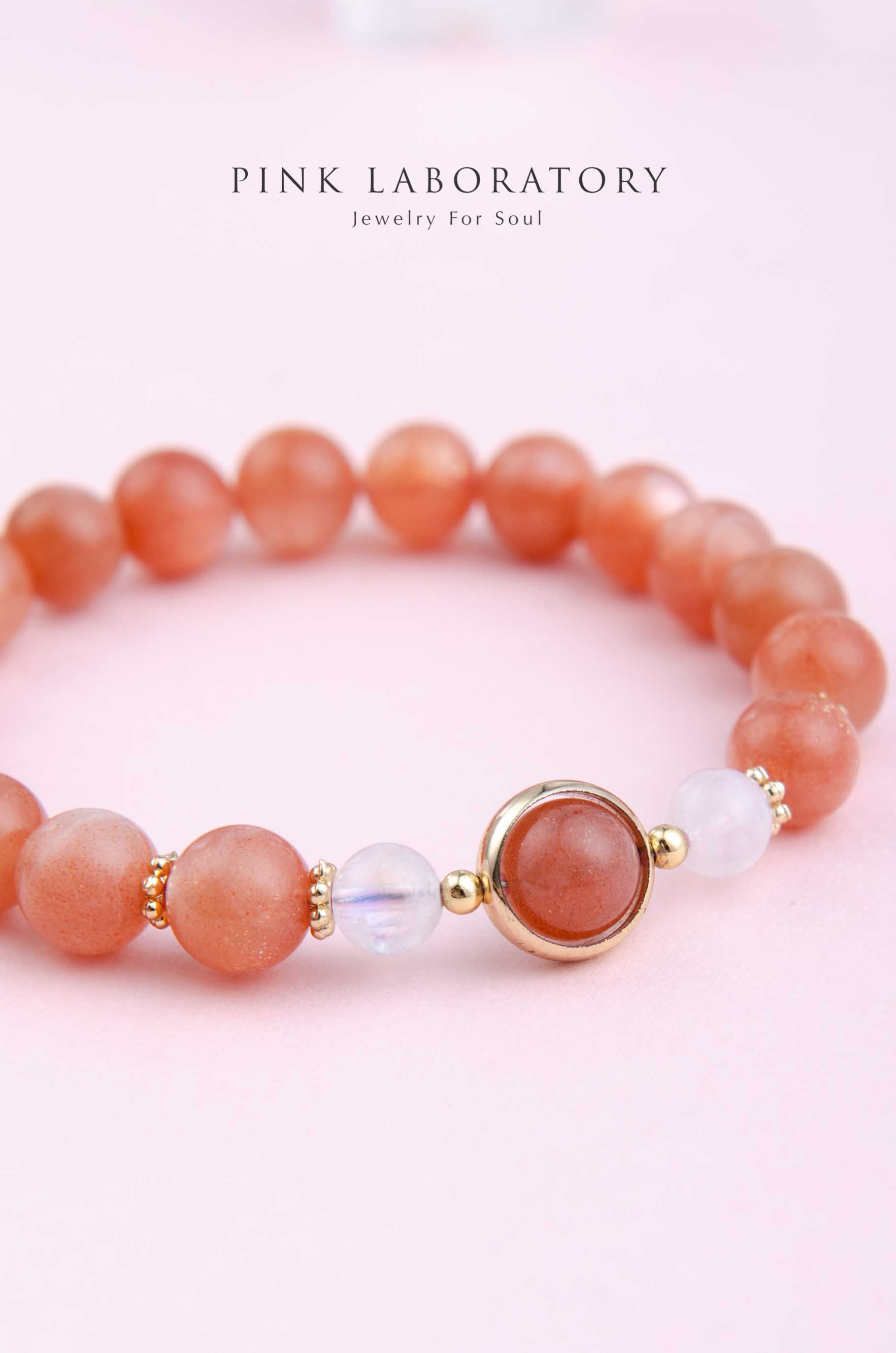 向日葵  |  太陽石月光石手鍊