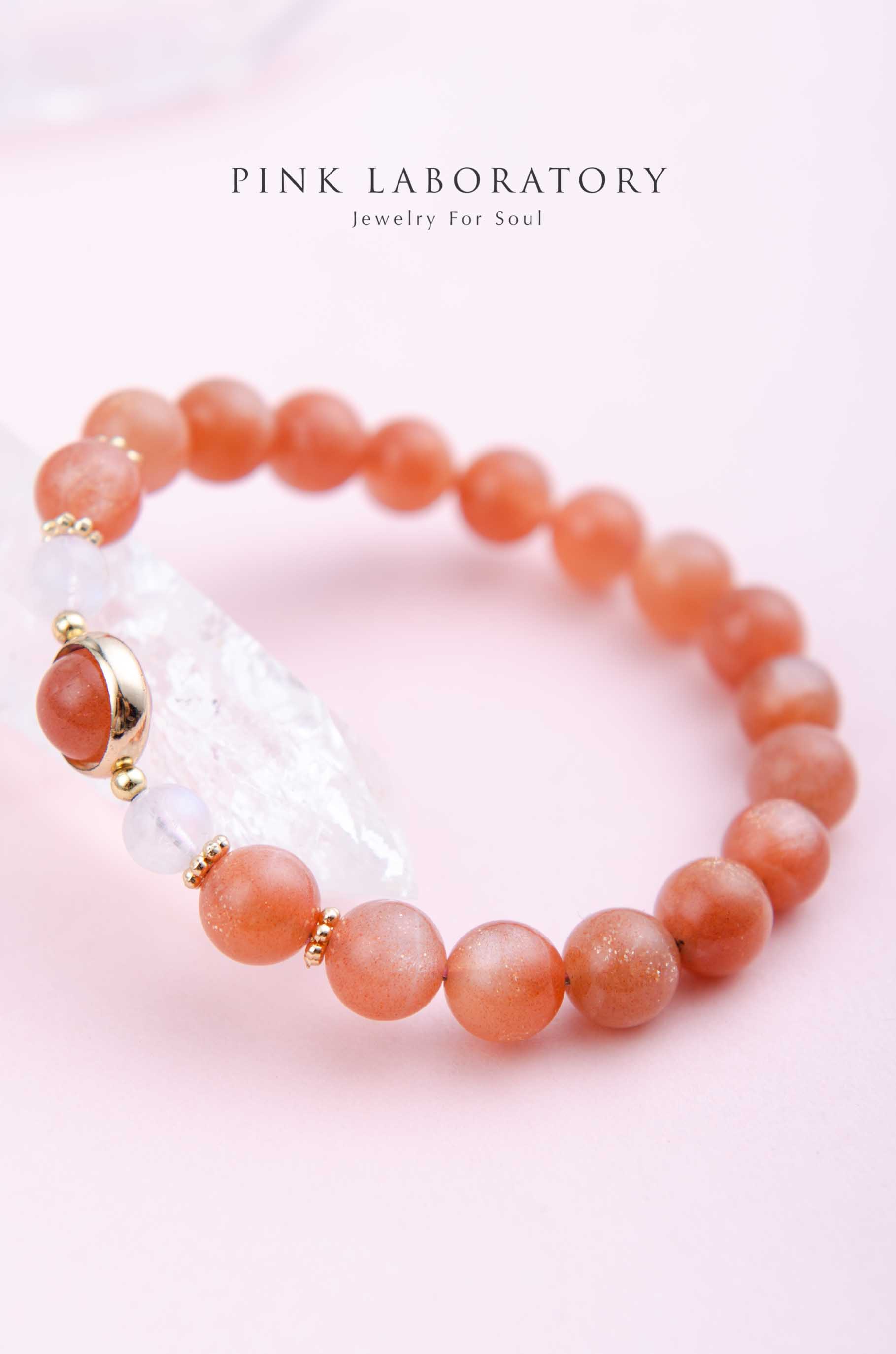 向日葵  |  太陽石月光石手鍊