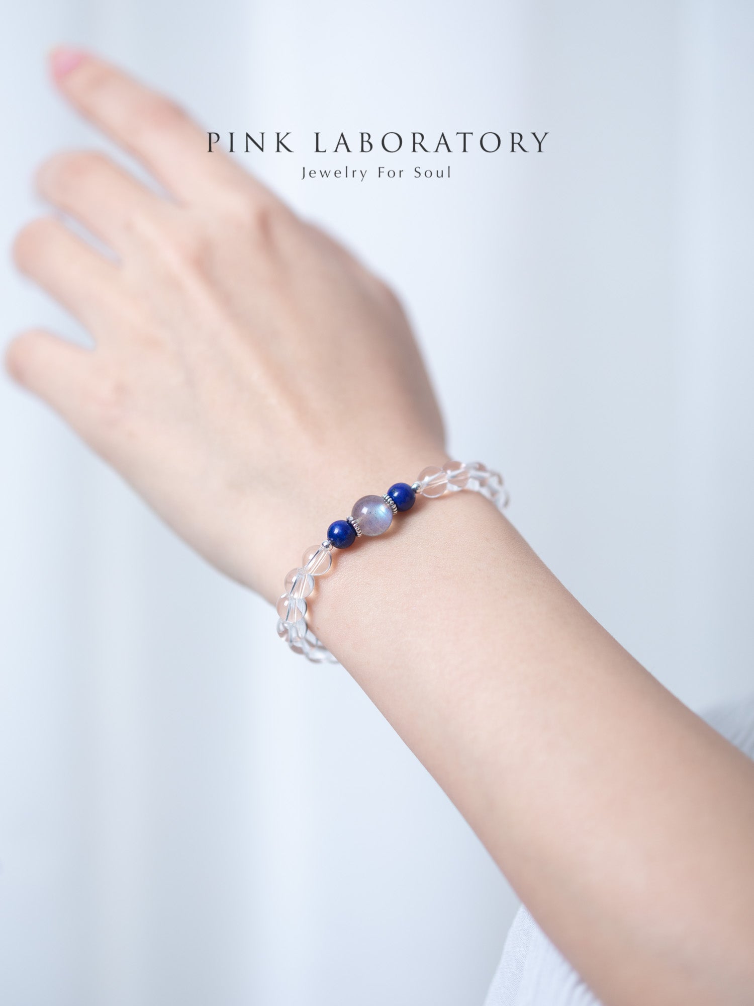 白水晶青金石手鍊