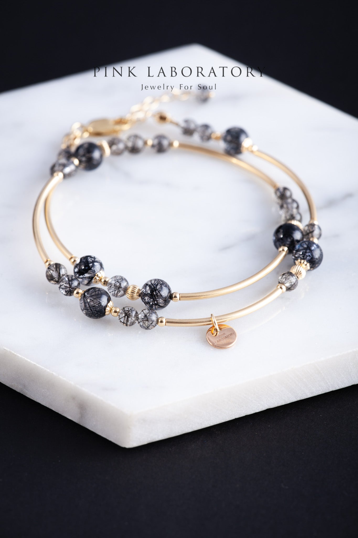 黑髮晶防小人手鍊