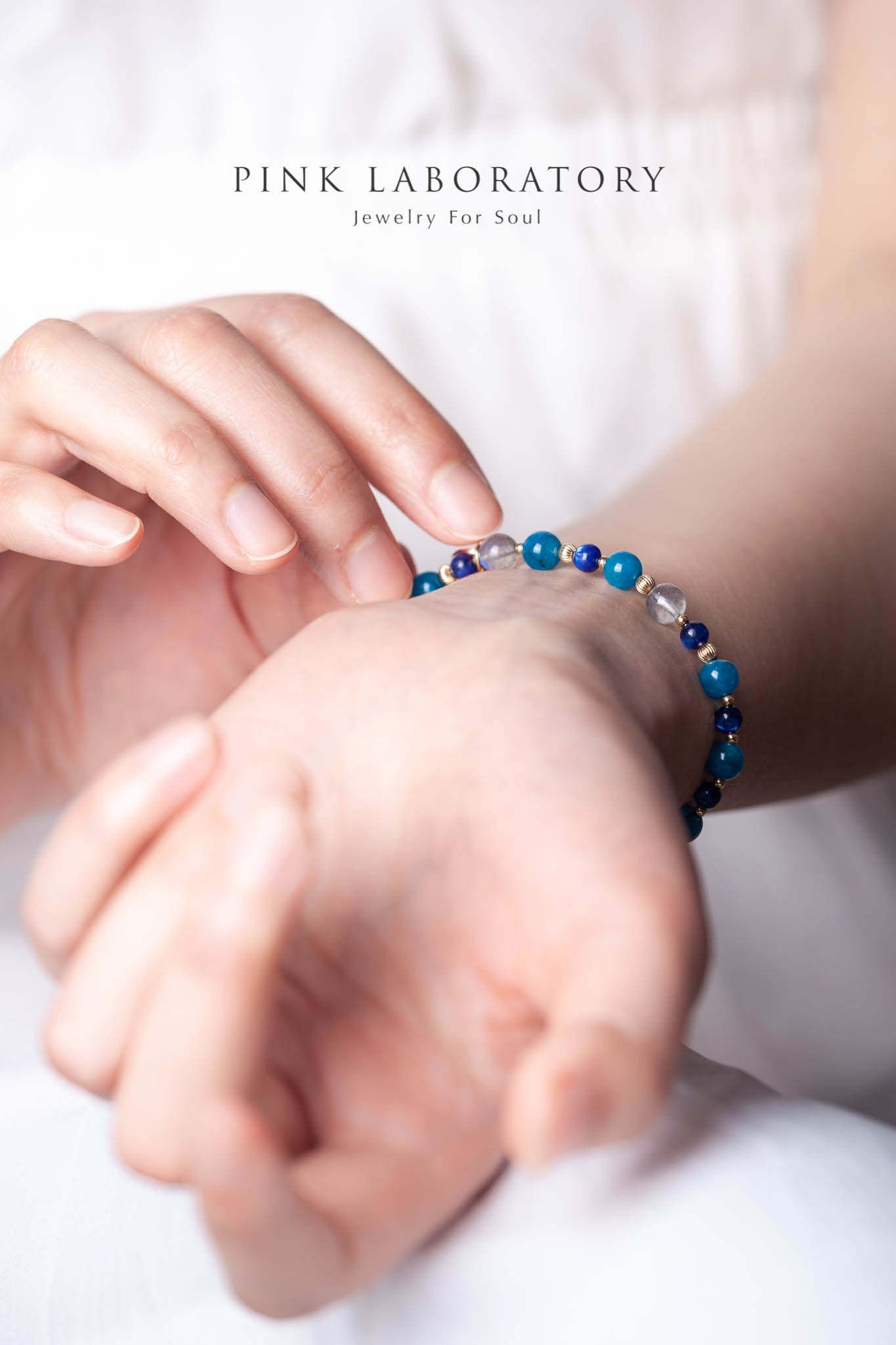 磷灰石藍晶石手鍊