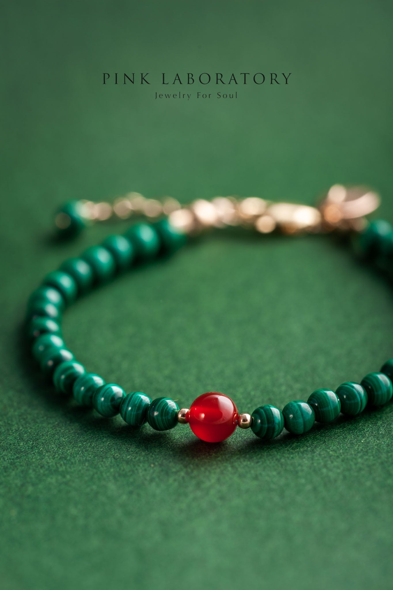 孔雀石瑪瑙手鍊