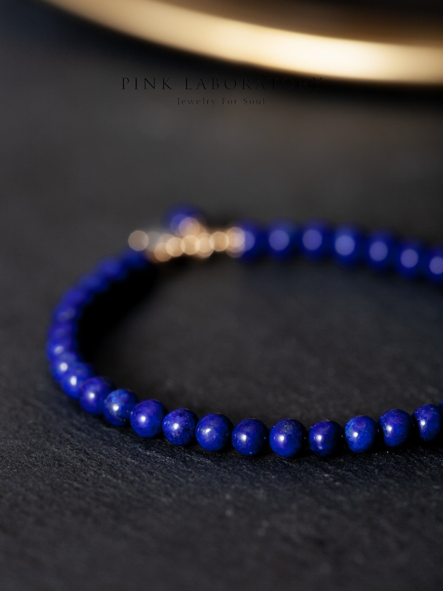 青金石拉長石14K包金手鍊