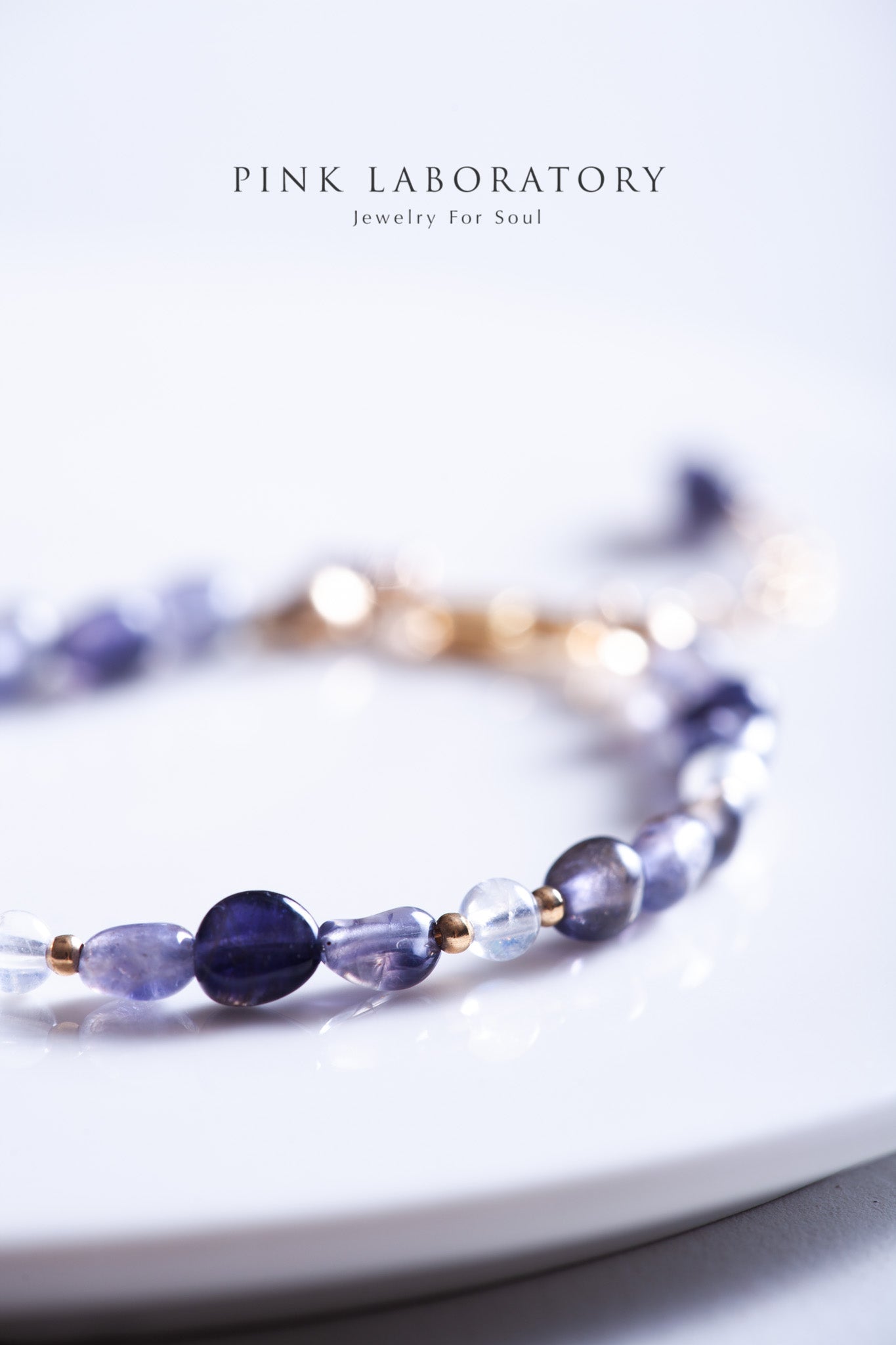 堇青石月光石手鍊