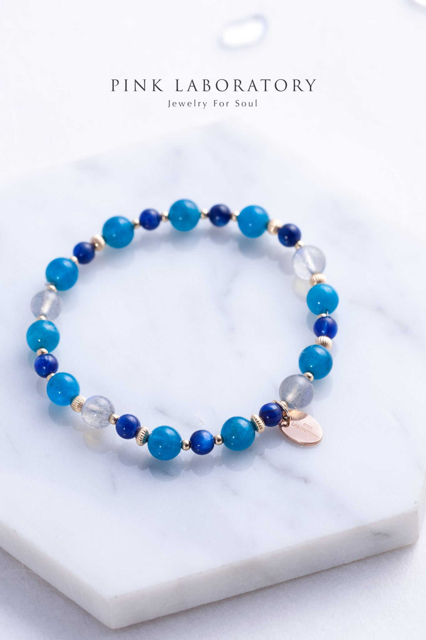 磷灰石藍晶石手鍊