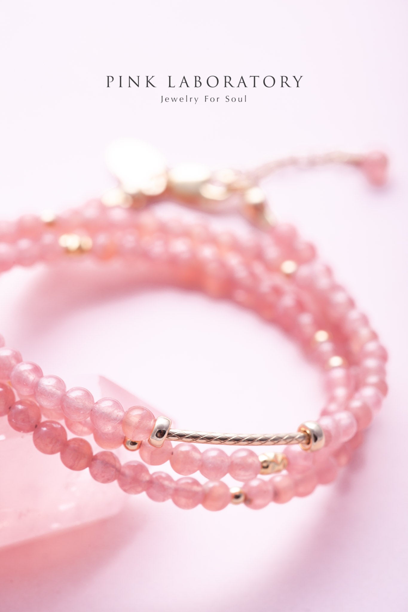 紅紋石14k包金手鍊