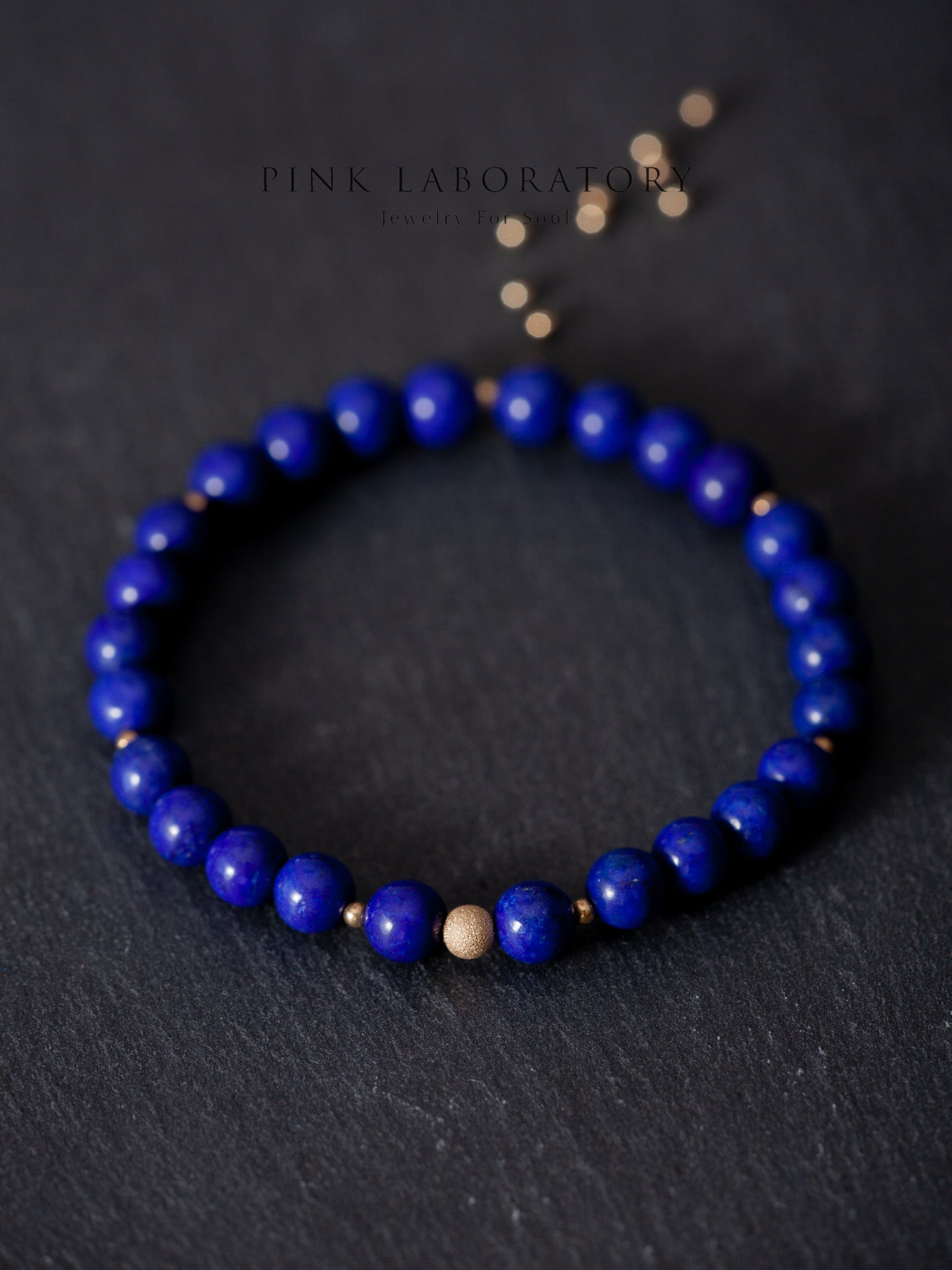 智慧 | 青金石14K包金手鍊