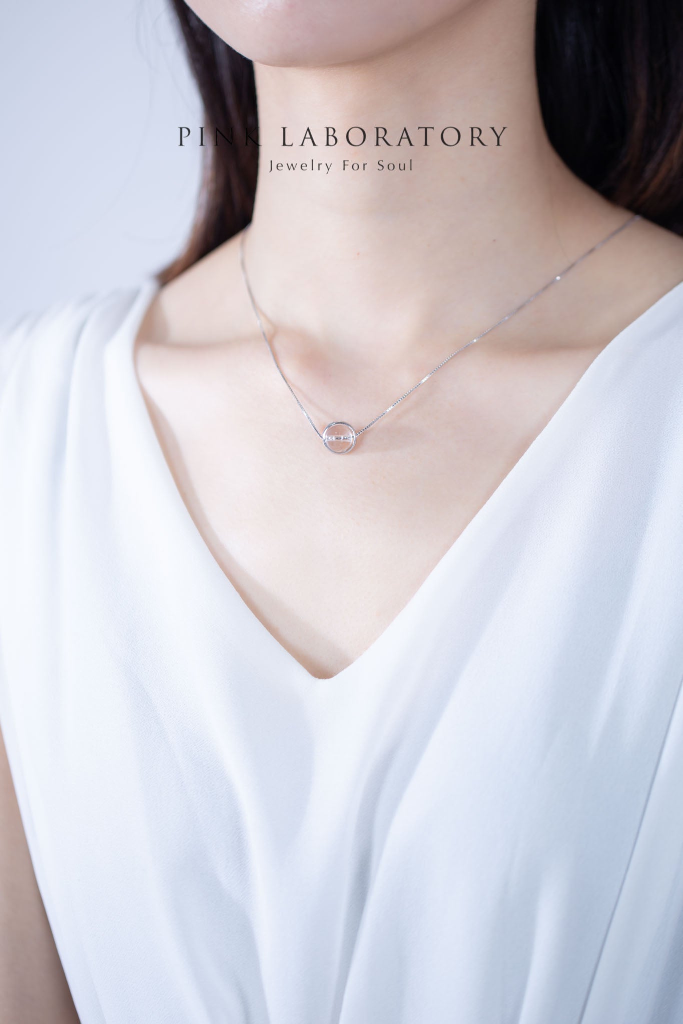 白水晶925純銀項鍊