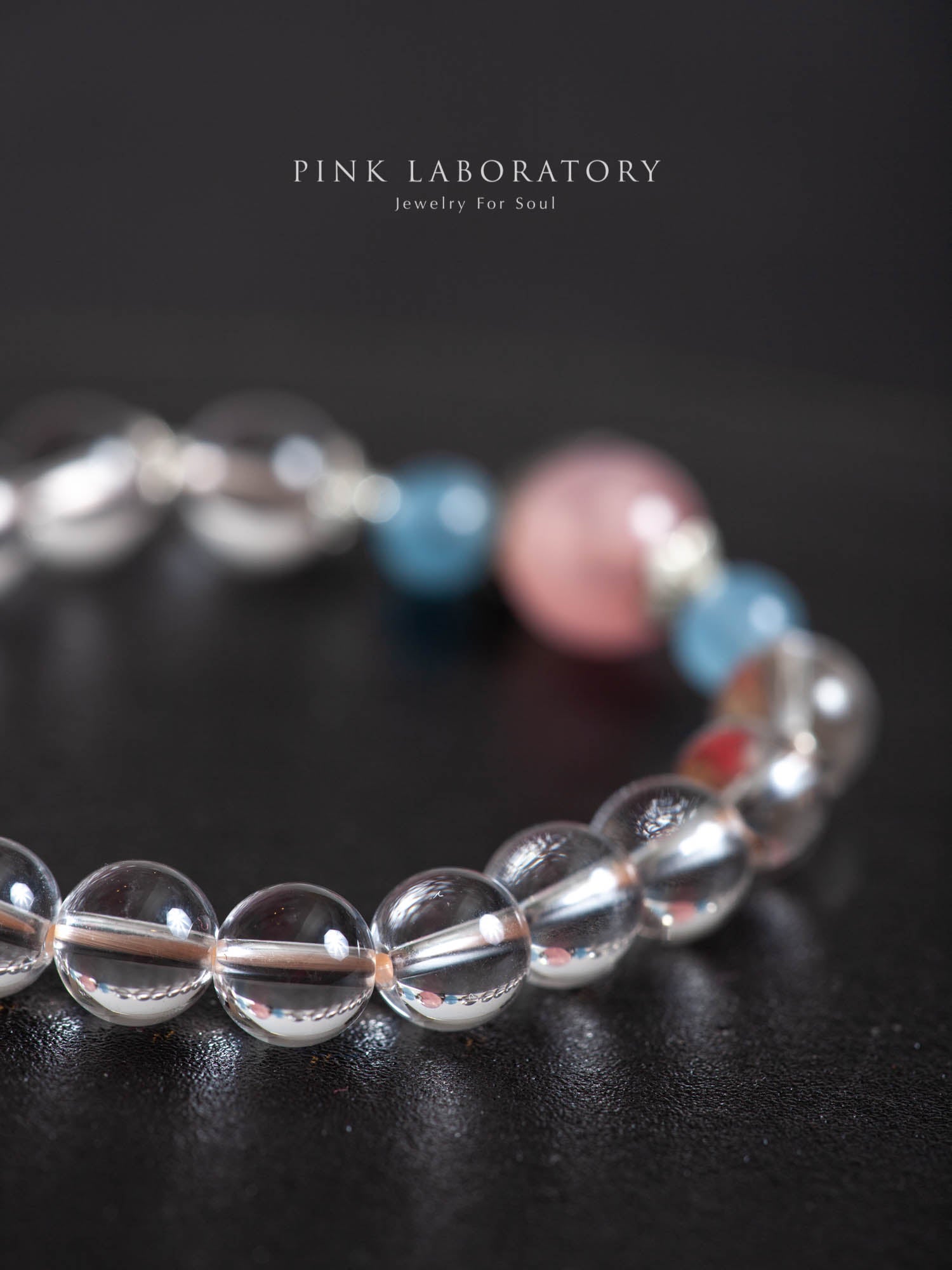 白水晶海藍寶手鍊