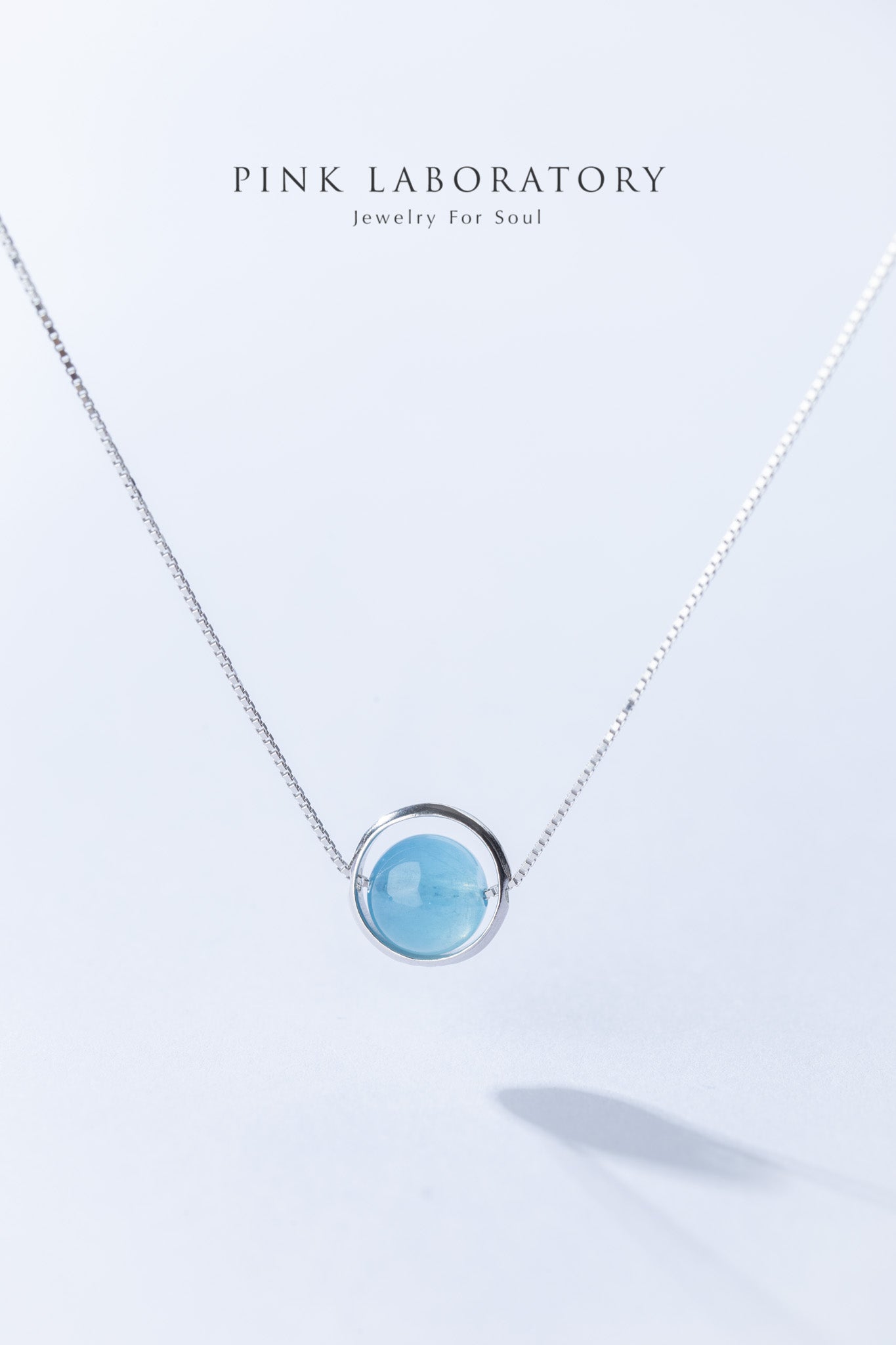 海藍寶925純銀項鍊