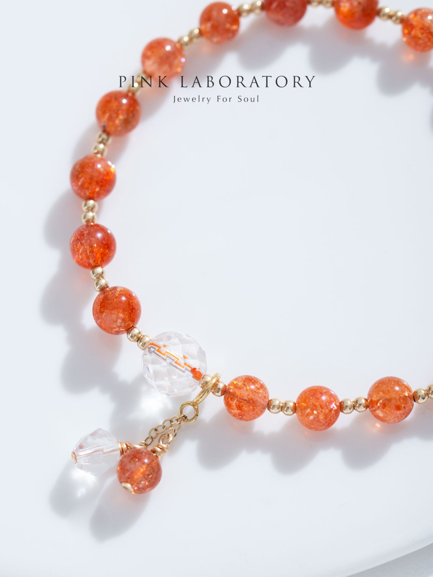 金太陽石白水晶手鍊