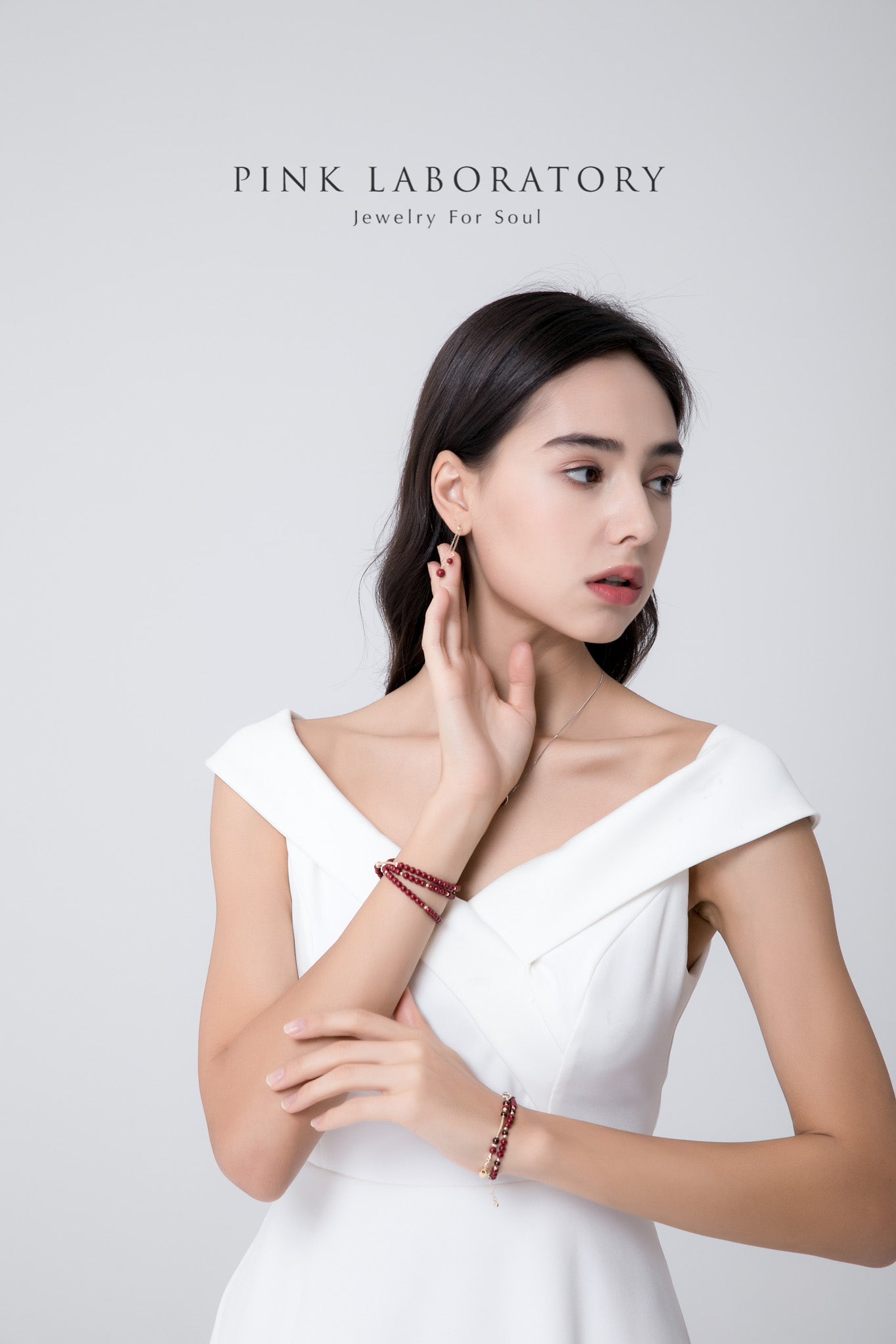 紫金砂硃砂手鏈 | 白玉髓14KGF手鍊