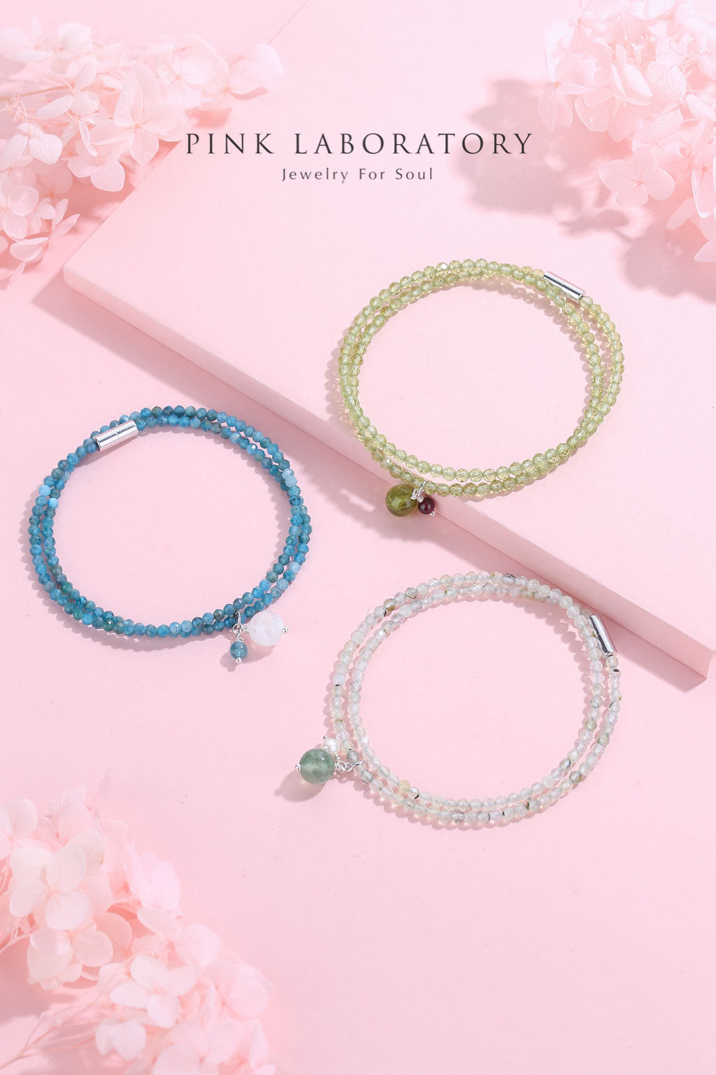 磷灰石月亮石925純銀項鍊