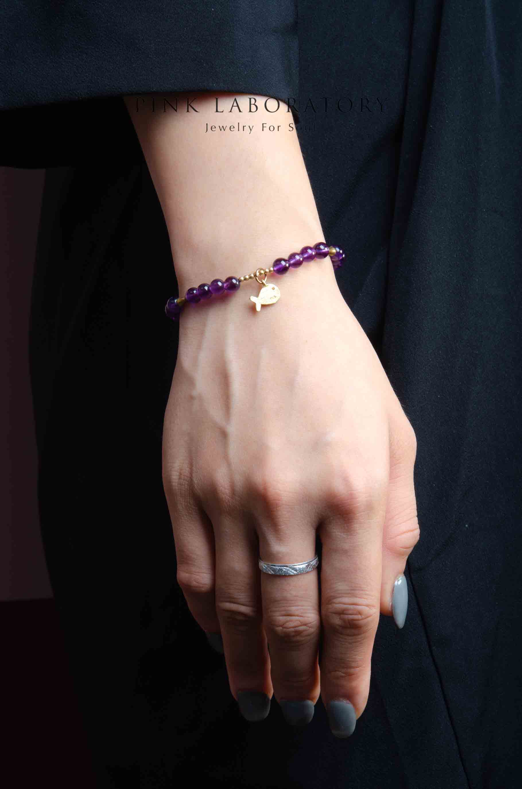 紫水晶手鍊 | 化身孤島的鯨