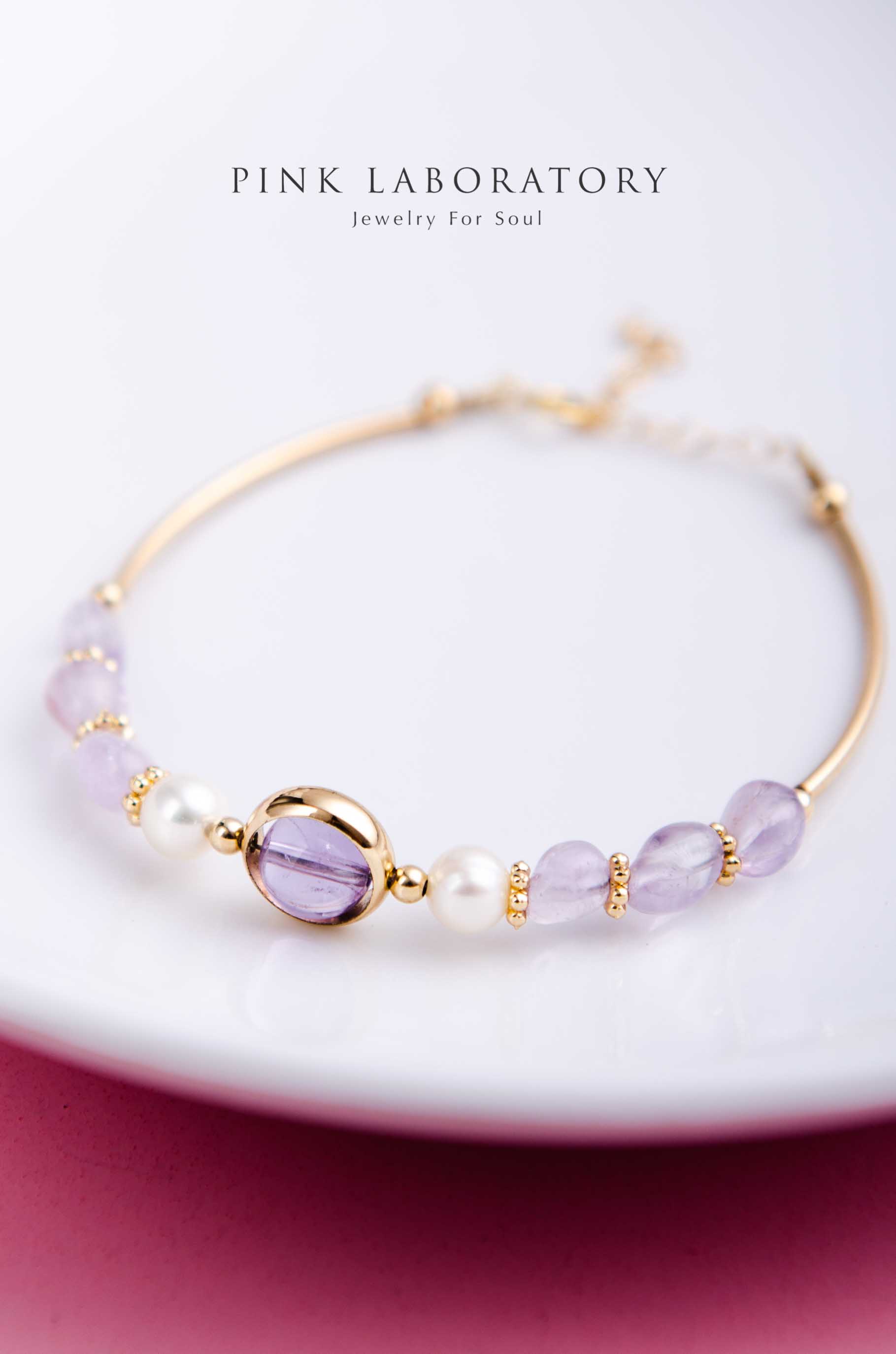 薰衣草紫水晶手鍊 | 珍珠 | 不規則