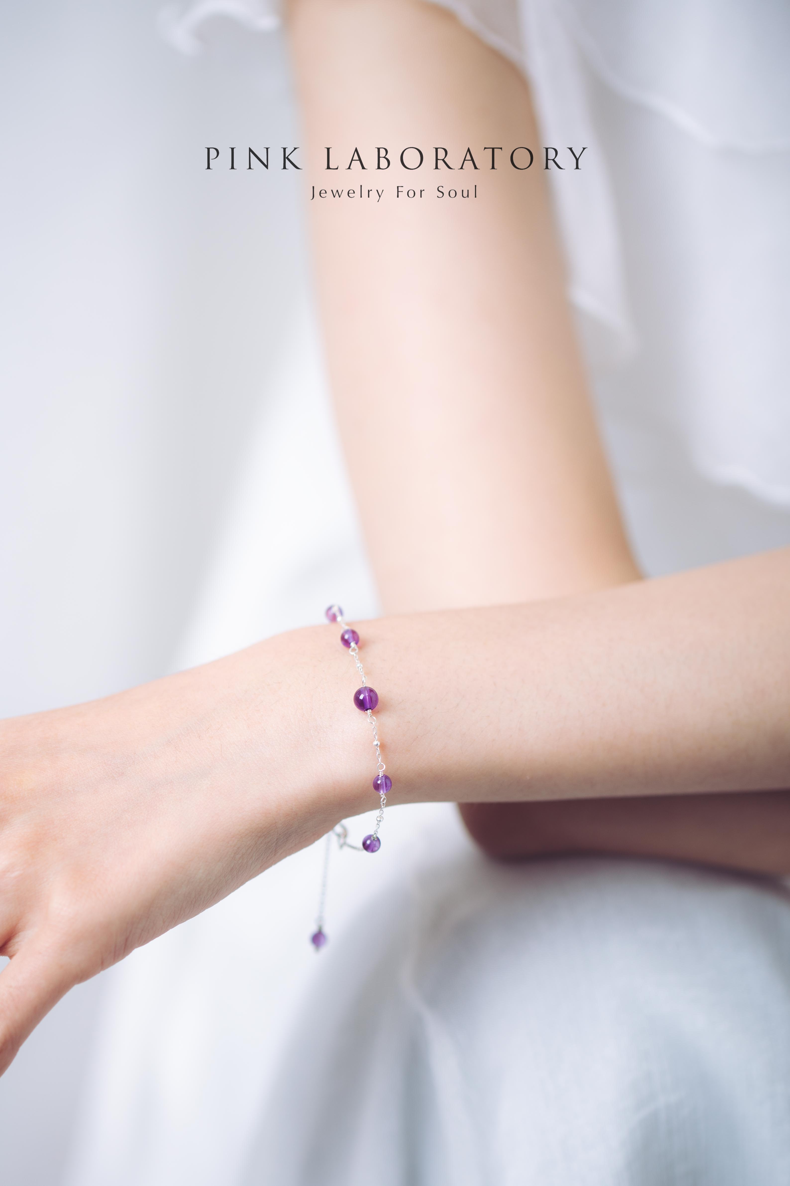 紫水晶手鍊 | 925純銀手鏈