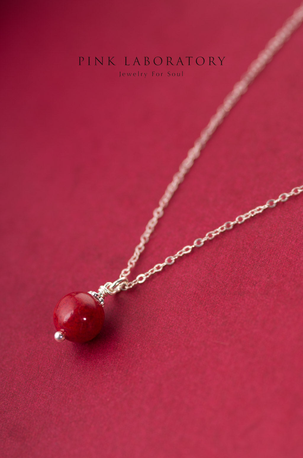 紫金砂硃砂吊墜 | 925純銀項鍊