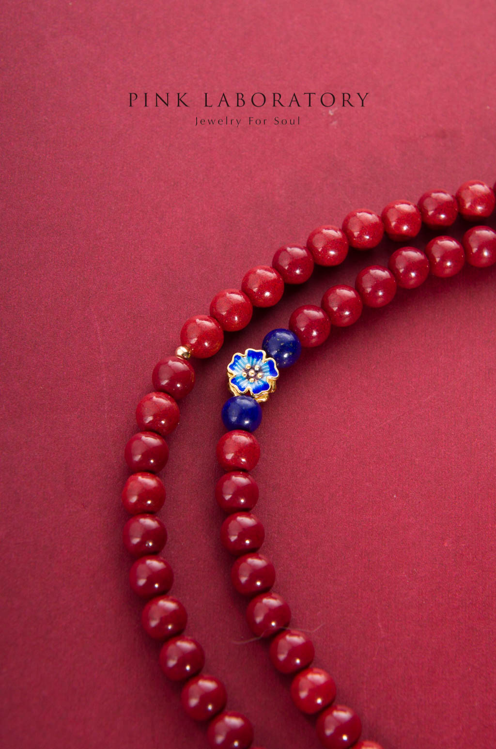 紫金砂硃砂青金石108念珠 | 108佛珠手鏈