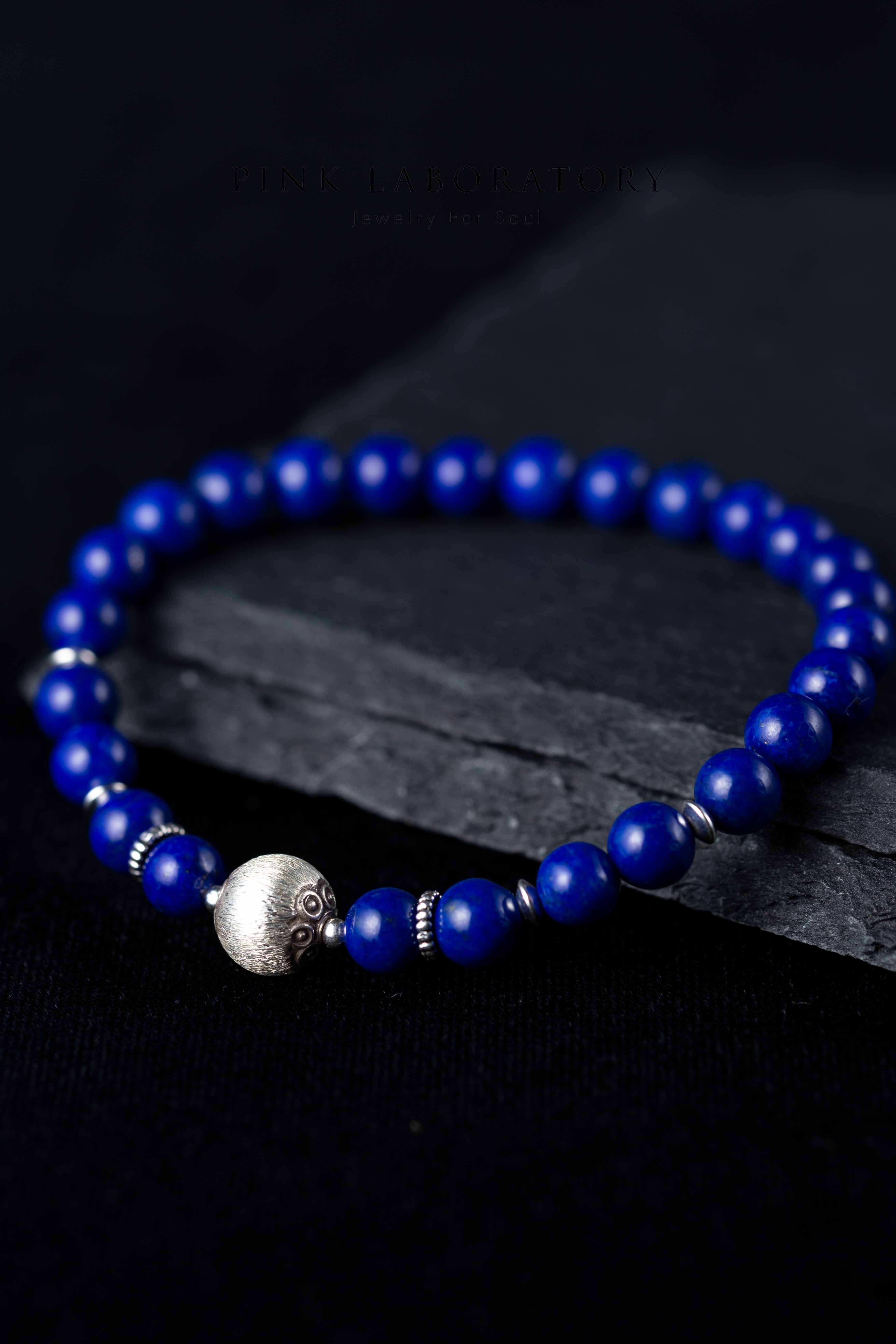 青金石925純銀手鍊