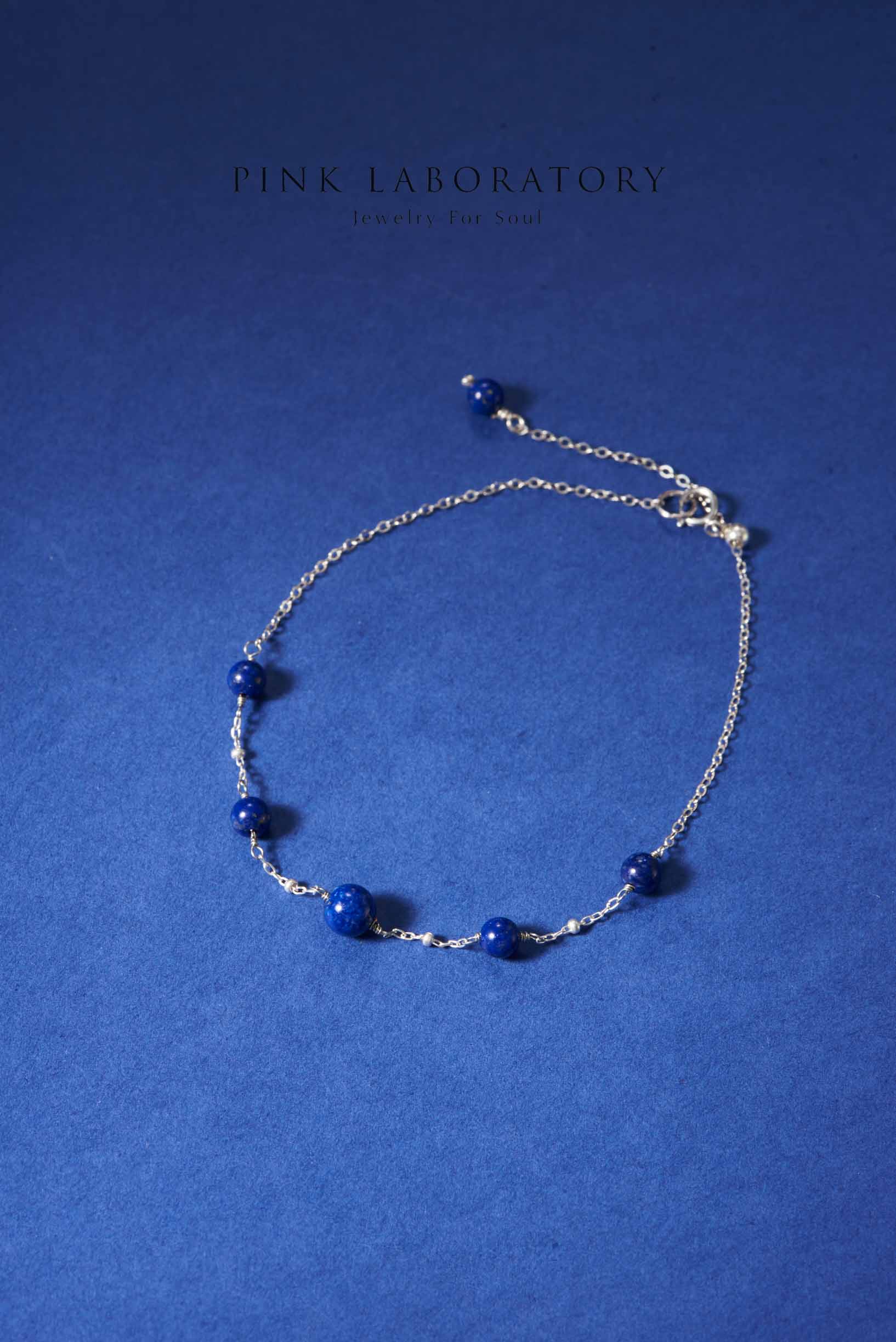 青金石手鍊 | 925純銀手鏈