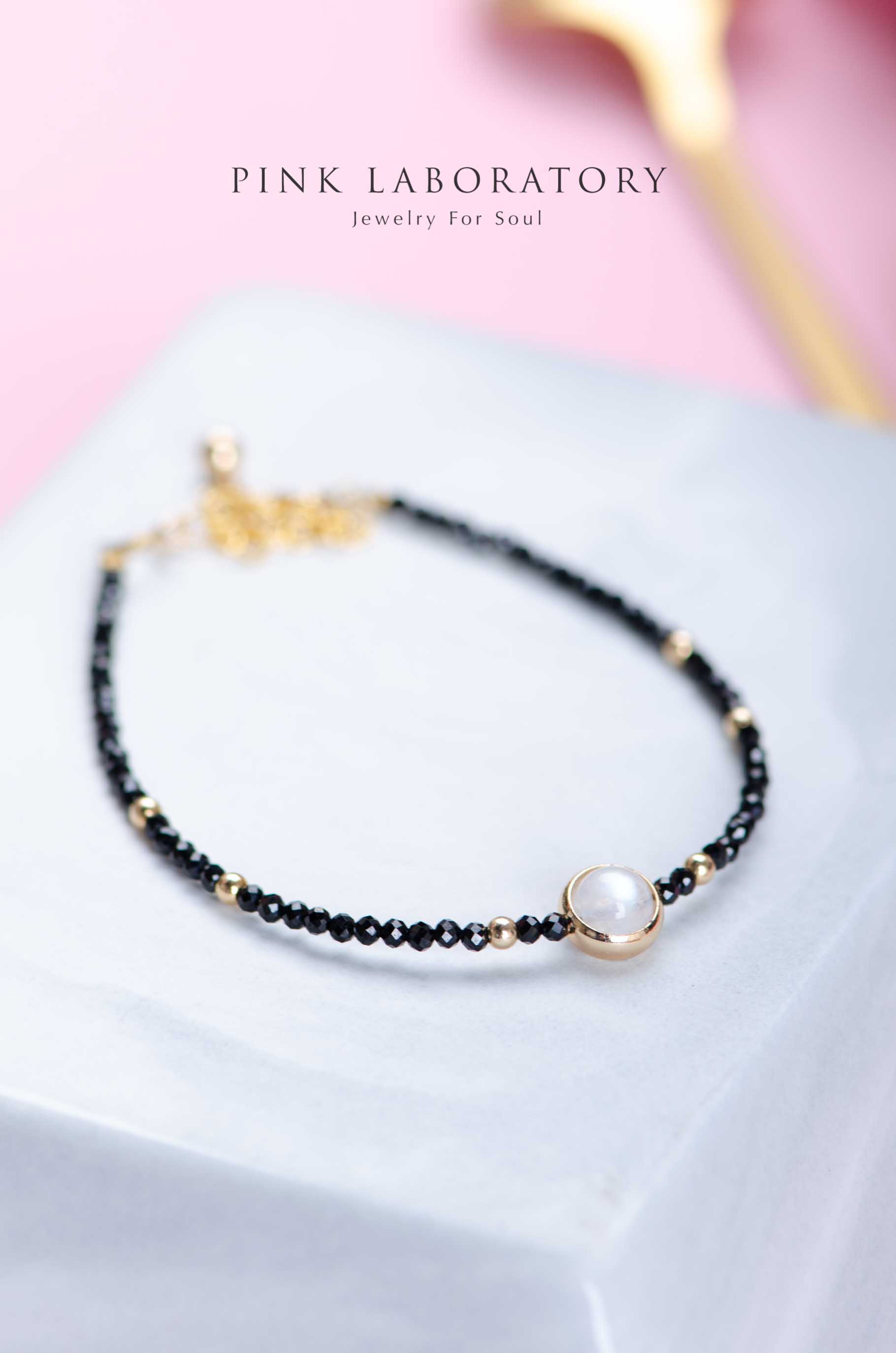 尖晶石月亮石手鏈  | 極細系列