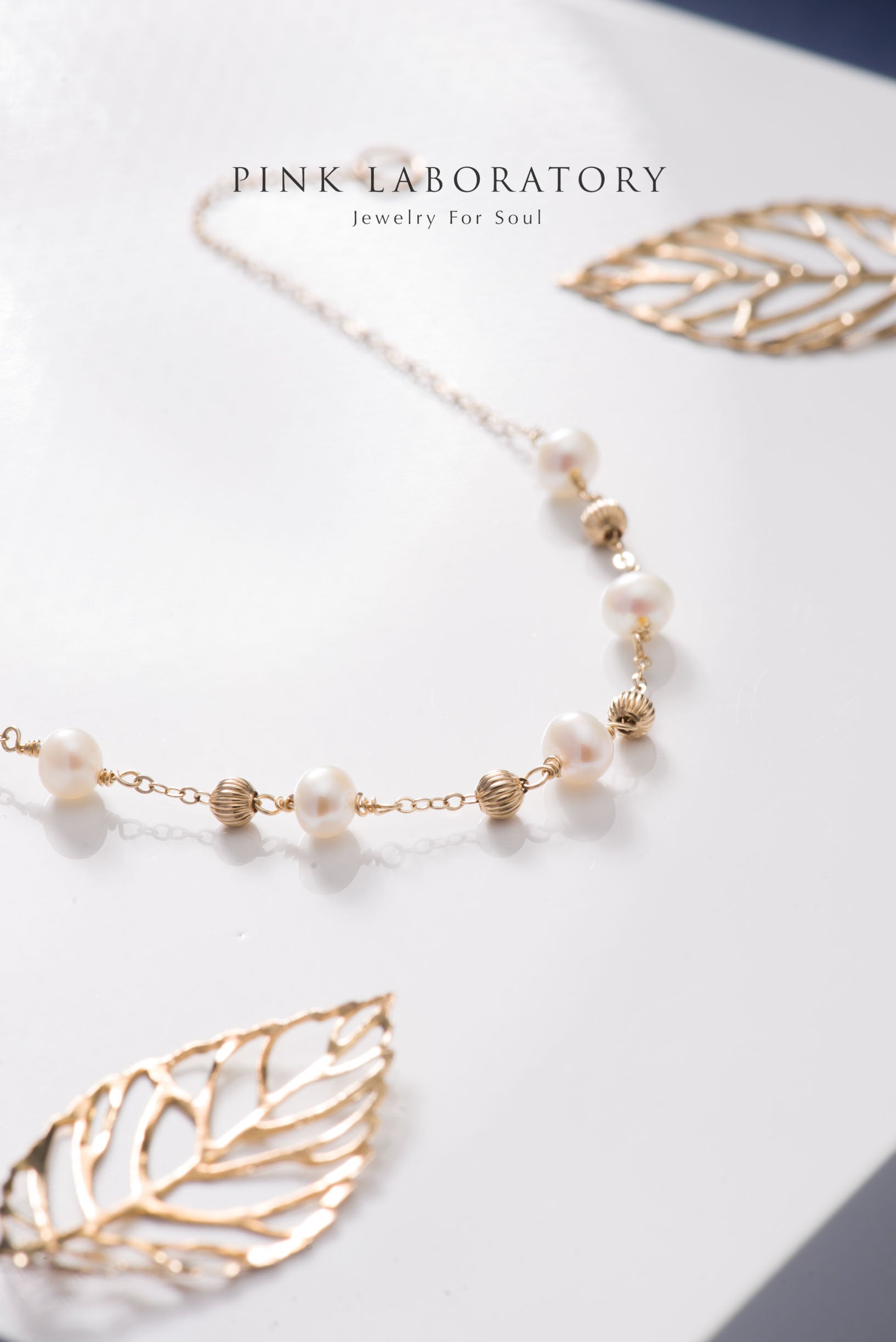 天然淡水珍珠手鍊 | 14K包金伴娘禮物