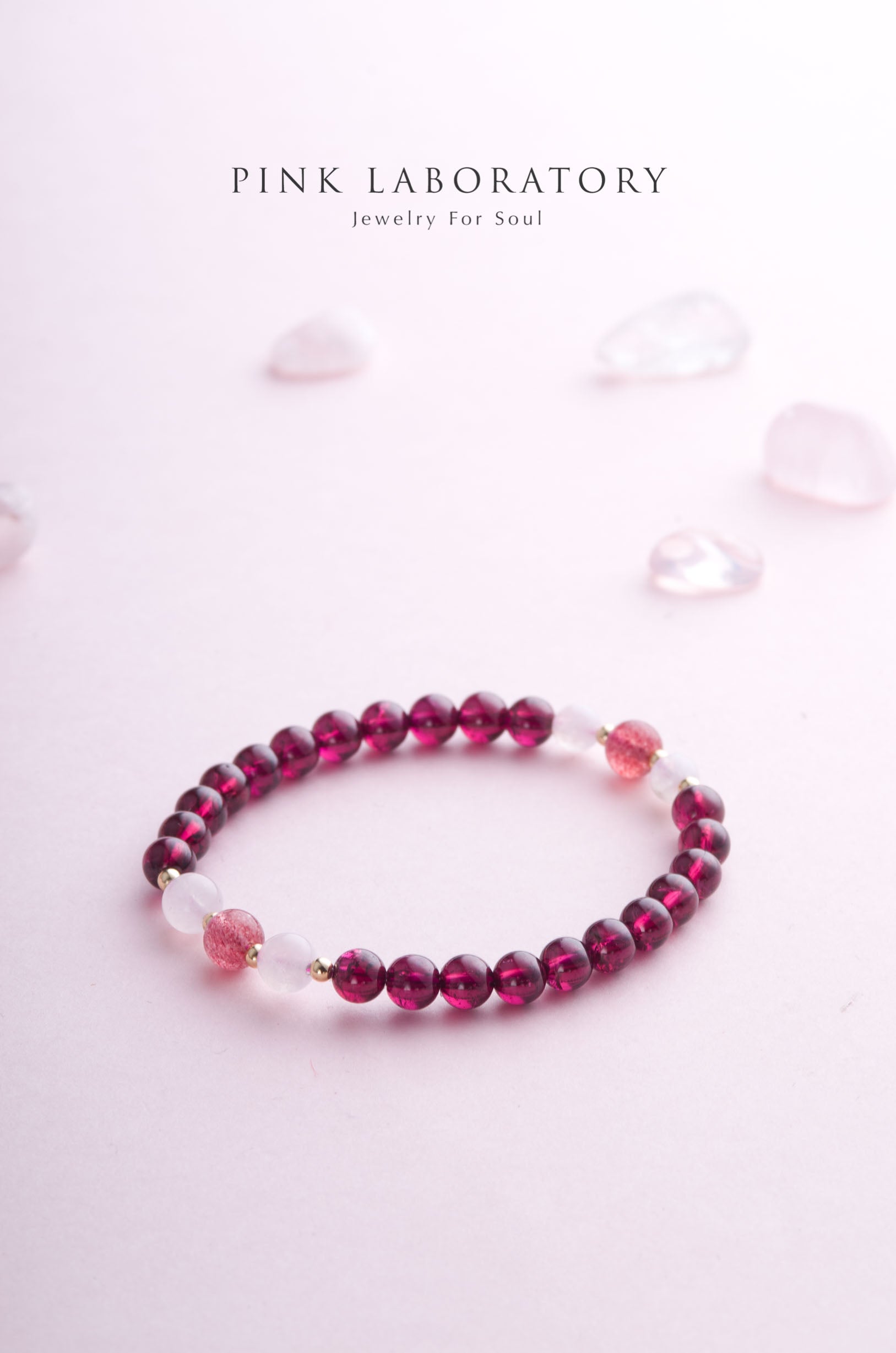 紫牙烏石榴石6mm手鍊 | 草莓晶 |