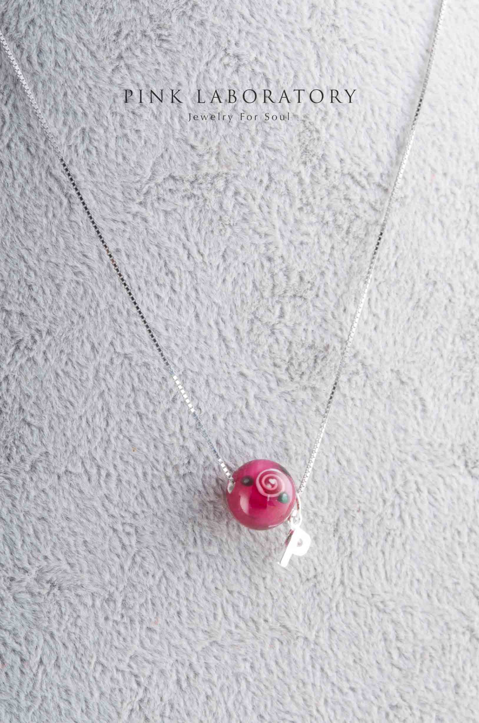 奧地利手繪琉璃珠項鍊 | 925純銀