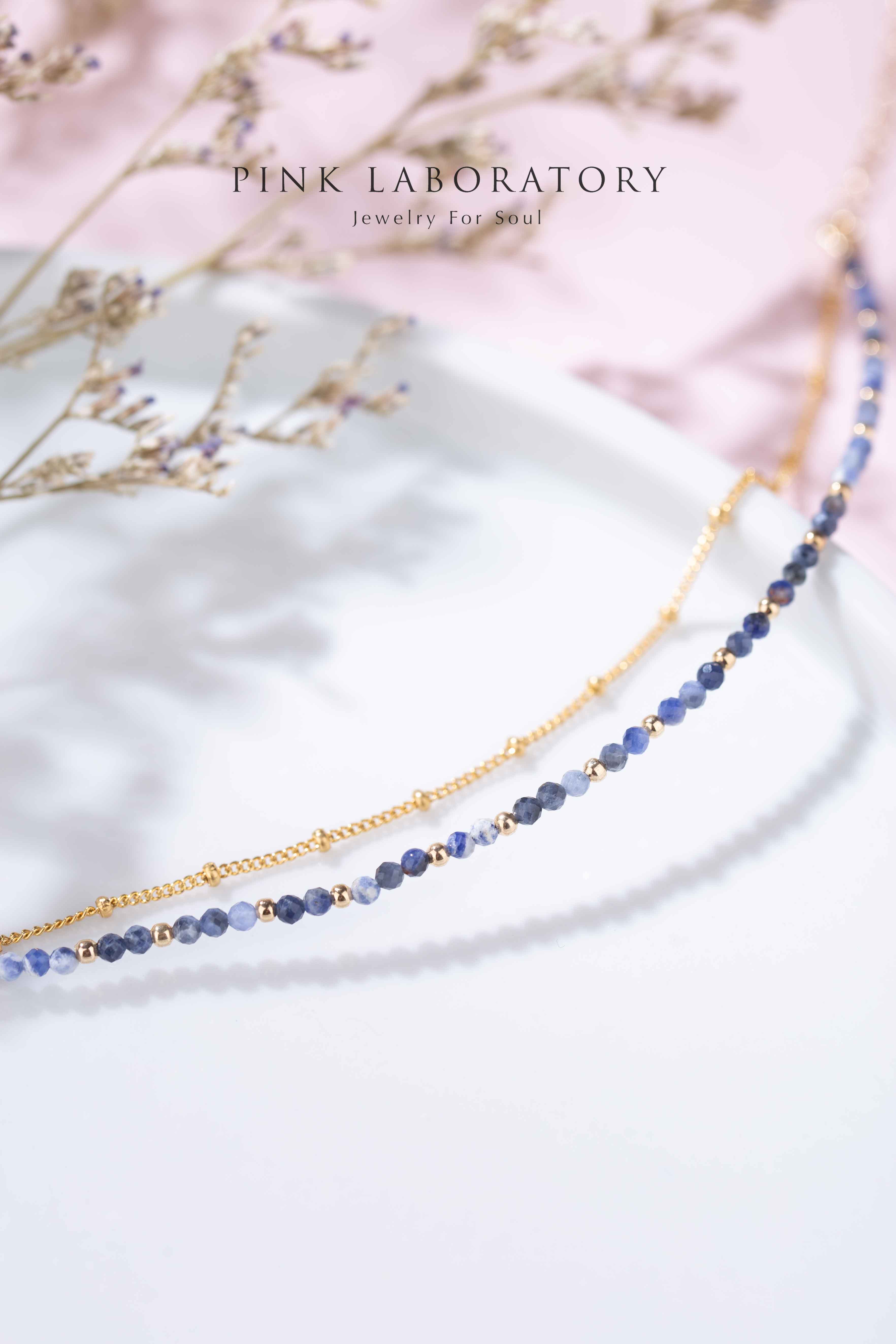 蘇打石14K包金極細手鍊 | 字母客製