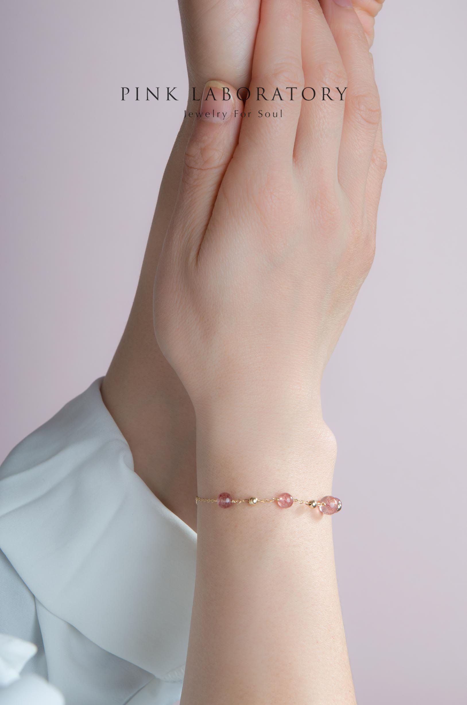 草莓晶手鍊 | 14K包金手鏈