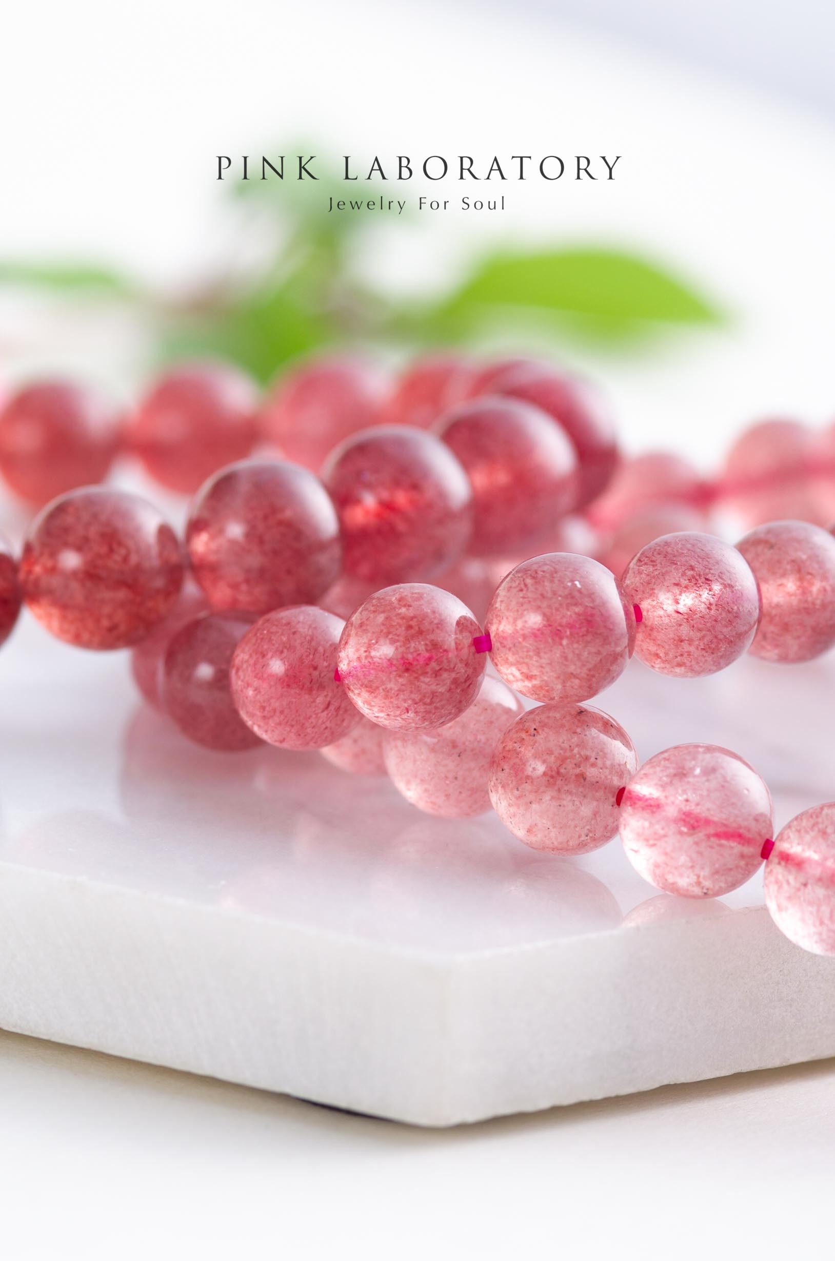 草莓晶手鍊 | 單圈 | 鴿血紅