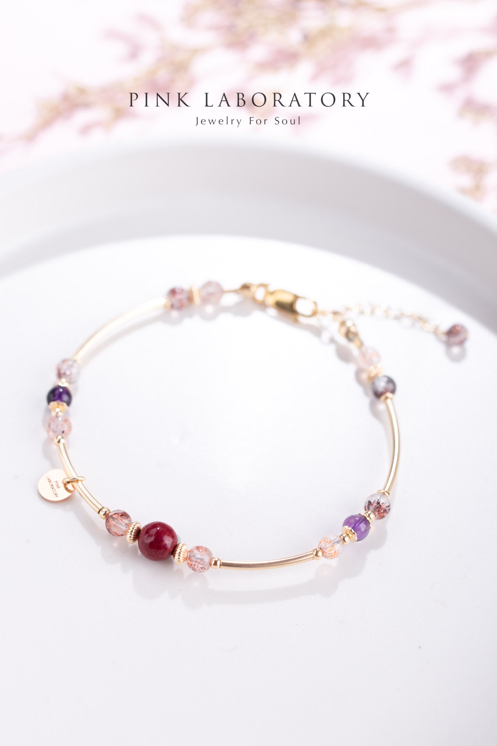 超級七硃砂14KGF手鍊